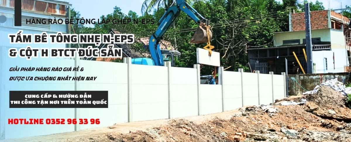 Hàng Rào Bê Tông Lắp Ghép N-EPS