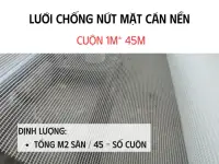 Lưới Chống Nứt Bề Mặt Khi Cán Nền