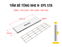 Tấm Bê Tông Nhẹ N-EPS ST8