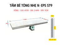 Tấm Bê Tông Siêu Nhẹ N-EPS ST9
