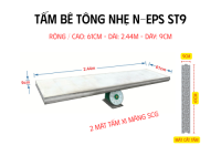 Tấm Bê Tông Nhẹ N-EPS ST9