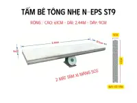 Tấm Bê Tông Nhẹ N-EPS ST9
