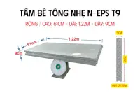 Tấm Bê Tông Nhẹ N-EPS T9