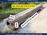 Cột hàng rào H BTCT đúc sẵn