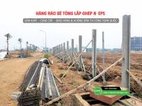 Cột hàng rào H BTCT đúc sẵn