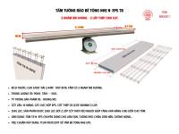 Tấm Tường Rào Bê Tông Nhẹ T8