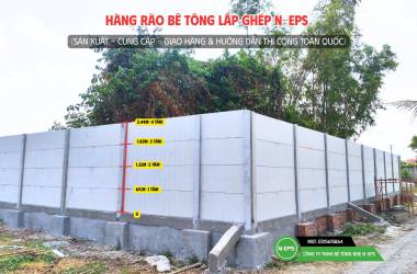 Tấm Tường Rào Bê Tông Nhẹ ST9