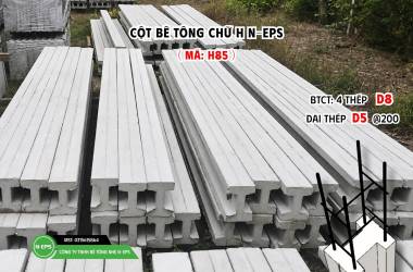 Cột Bê Tông Chữ H Làm Hàng Rào