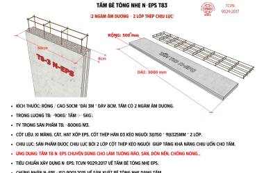 Tấm Bê Tông Nhẹ T83