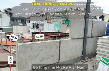 Tấm Bê Tông Nhẹ T10 
