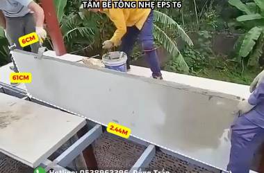 Tấm Bê Tông Nhẹ T6