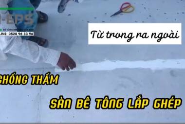 Hướng dẫn chống thấm sàn ngoài trời - sàn sân thượng