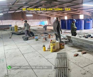 Bê tông EPS có thể dùng cho công trình công nghiệp không?