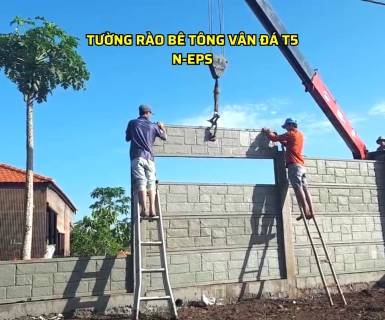 Nâng Tầm Kiến Trúc Với Hàng Rào Lắp Ghép Tấm Bê Tông Vân Đá