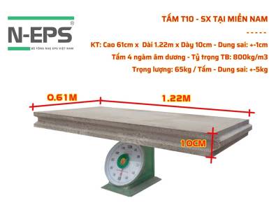Quy Cách Tấm Tường Bê Tông Nhẹ T10