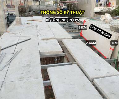 Thông số kỹ thuật Bê tông nhẹ N-EPS