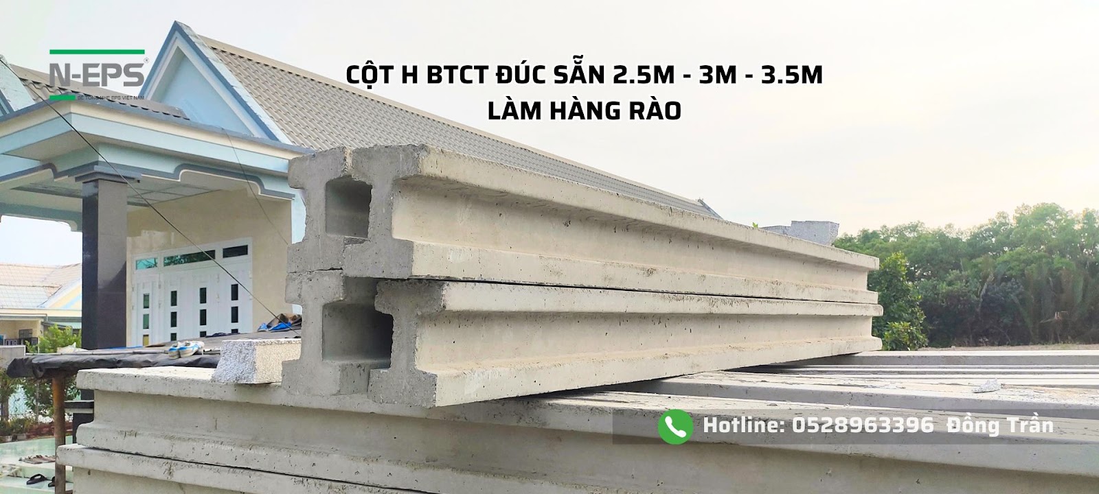 So sánh hàng rào bê tông và hàng rào gạch