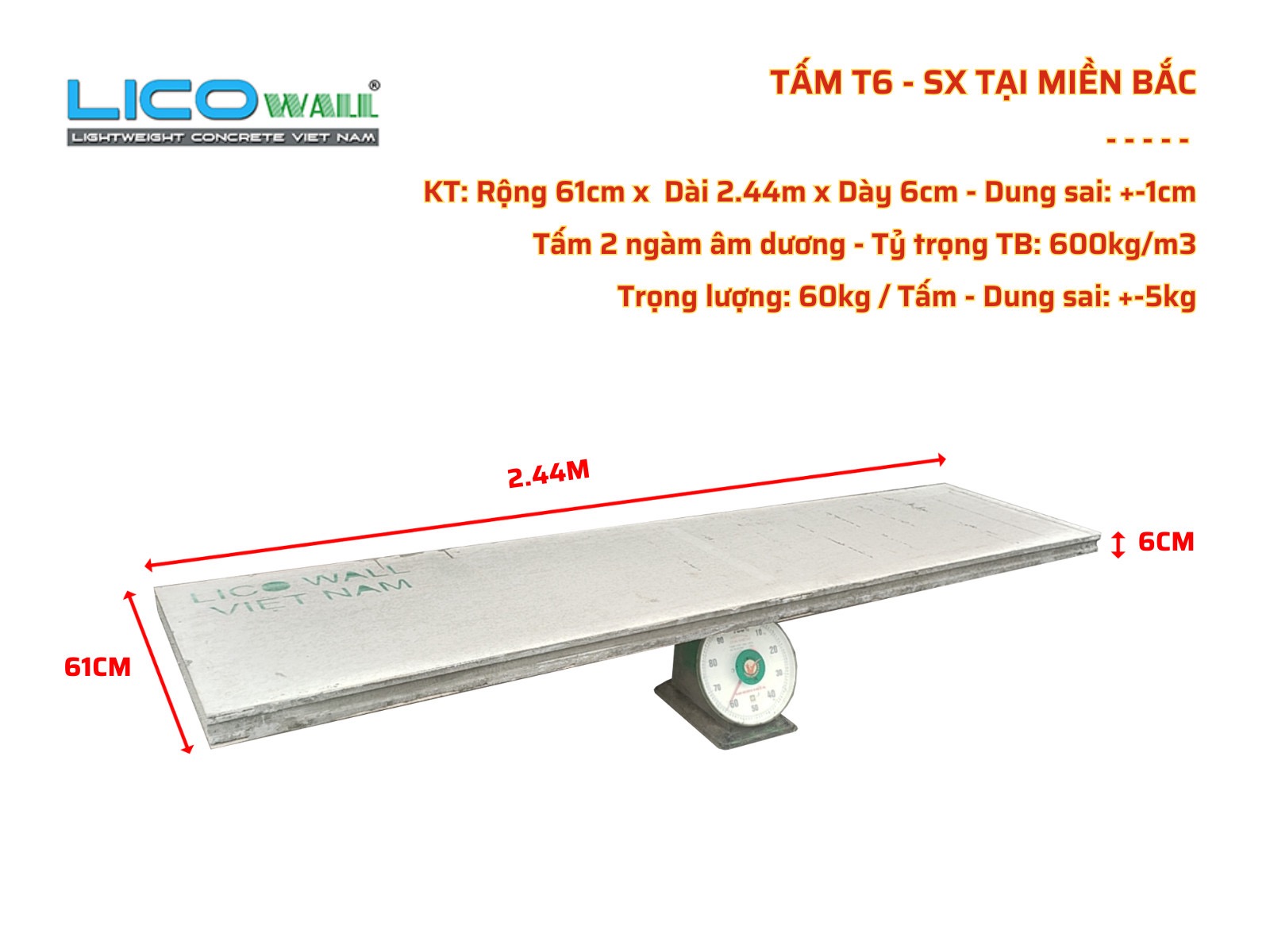 Tấm sàn T6