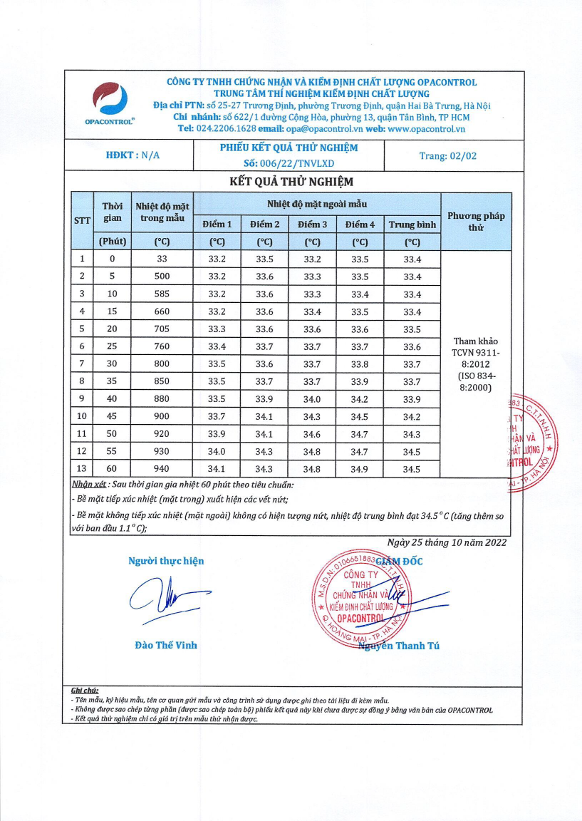 test cách nhiệt bê tông nhẹ T10 1