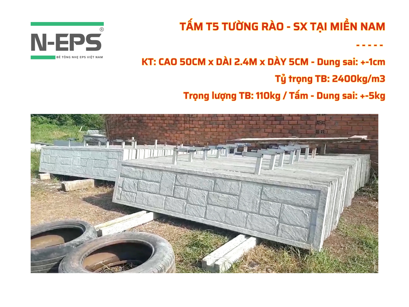 Tấm bê tông giả đá