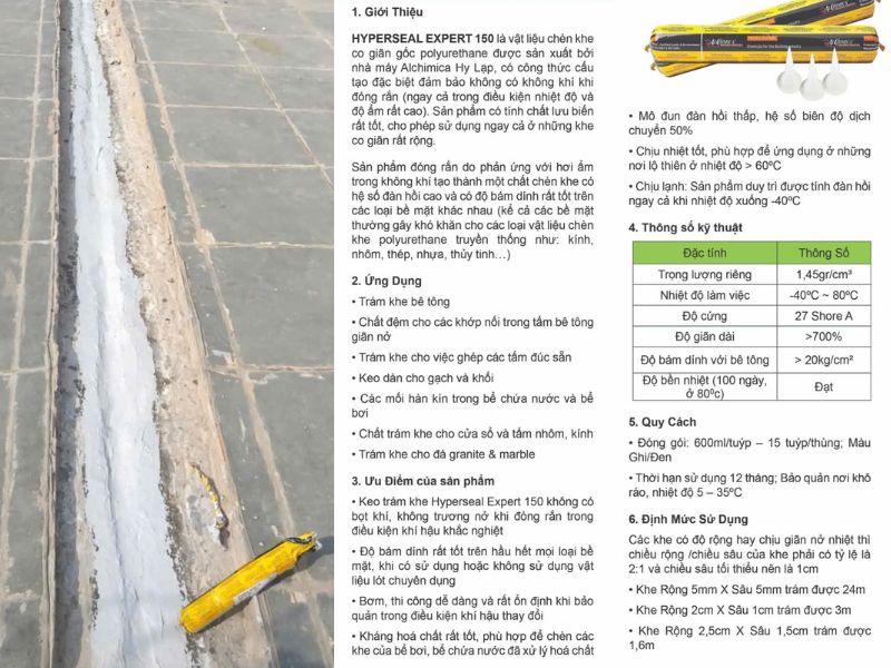 Keo xúc xích Hyperseal expert 150
