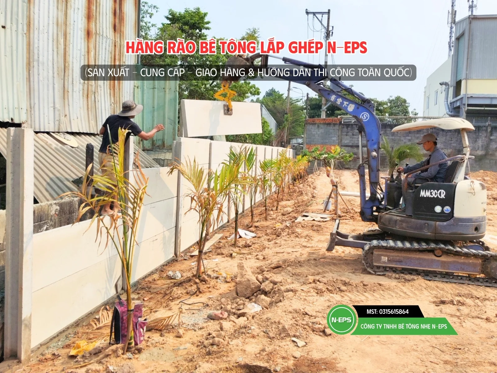 trụ bê tông hàng rào đúc sẵn