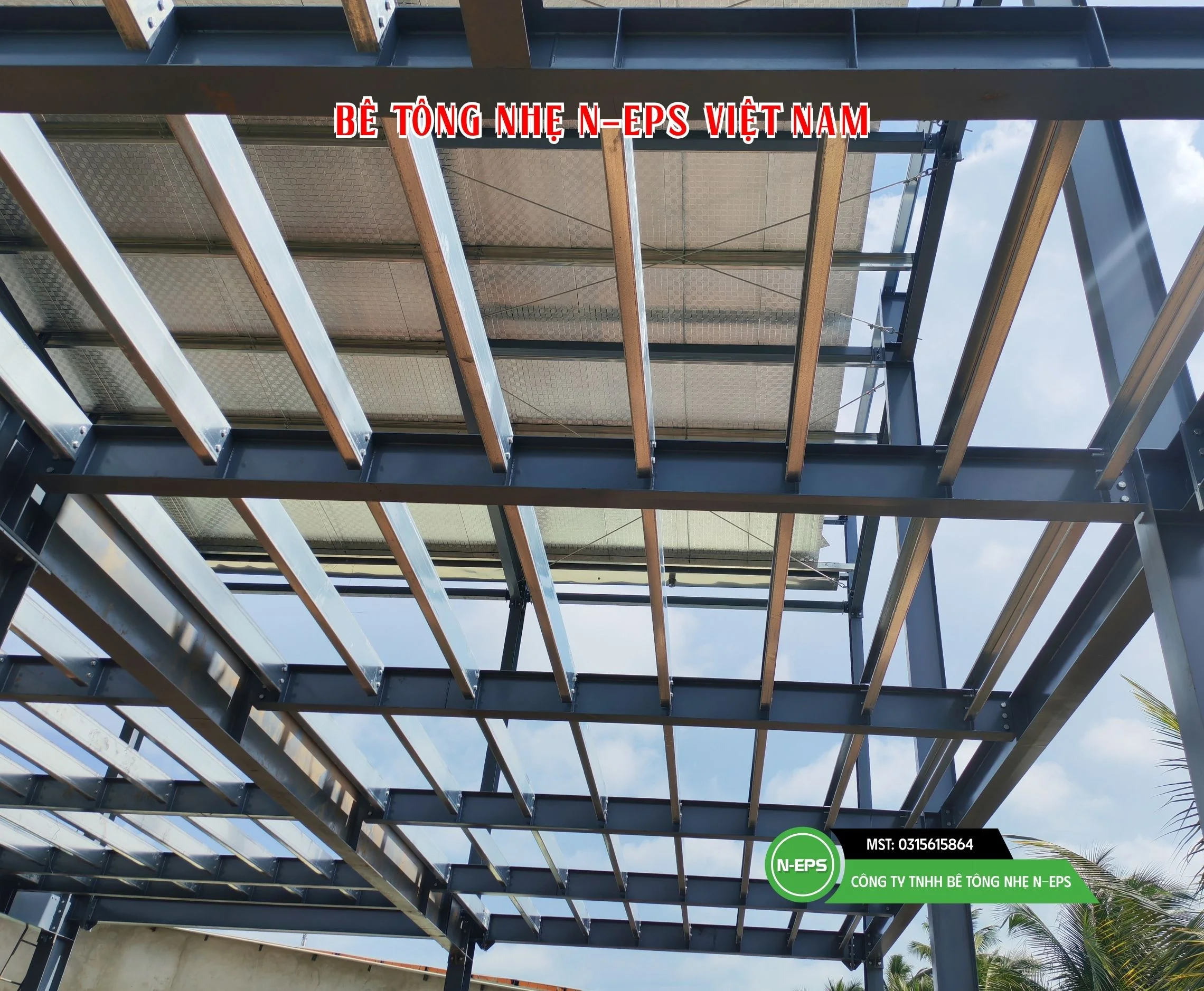sàn bê tông nhẹ cho showroom xe gắn máy tại Bến Tre