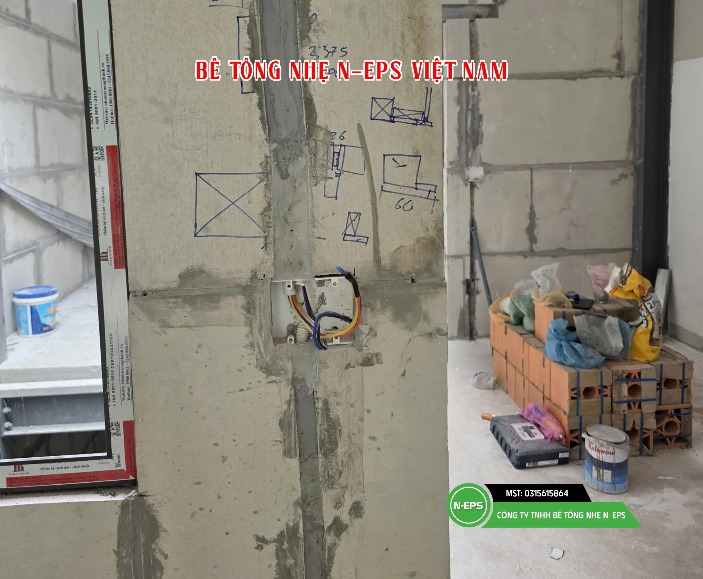 tường bê tông nhẹ cho nhà phố tại Quảng Nam