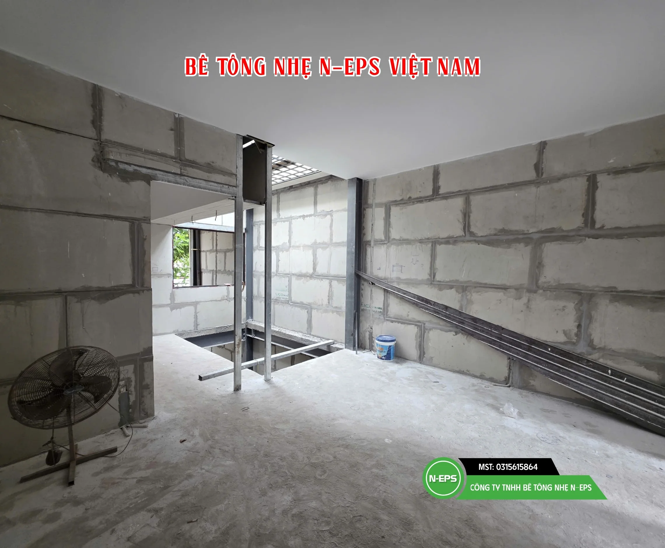 tường bê tông nhẹ cho nhà phố tại Quảng Nam