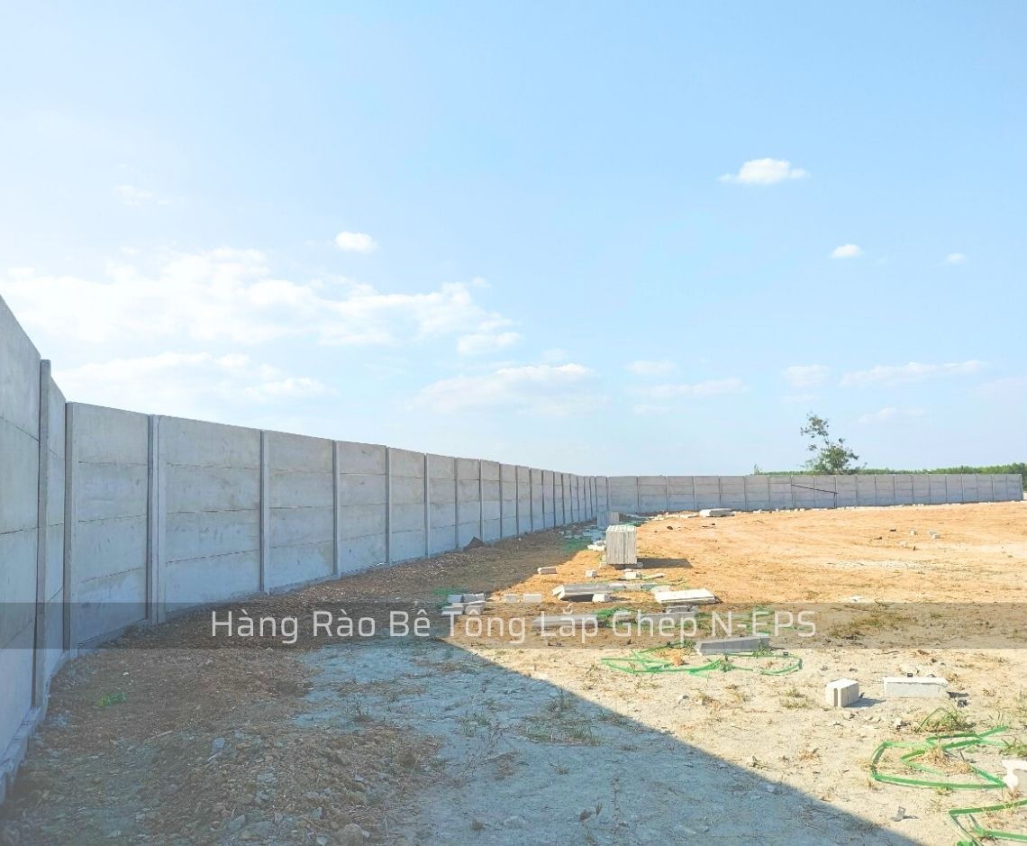 Hàng rào bê tông lắp ghép