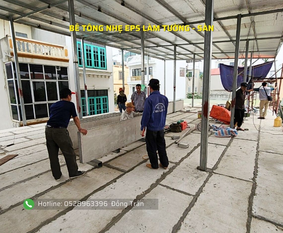 Tấm bê tông siêu nhẹ EPS T6