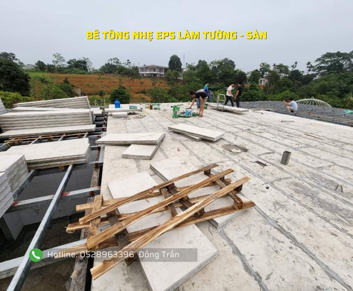Tấm bê tông siêu nhẹ EPS T6