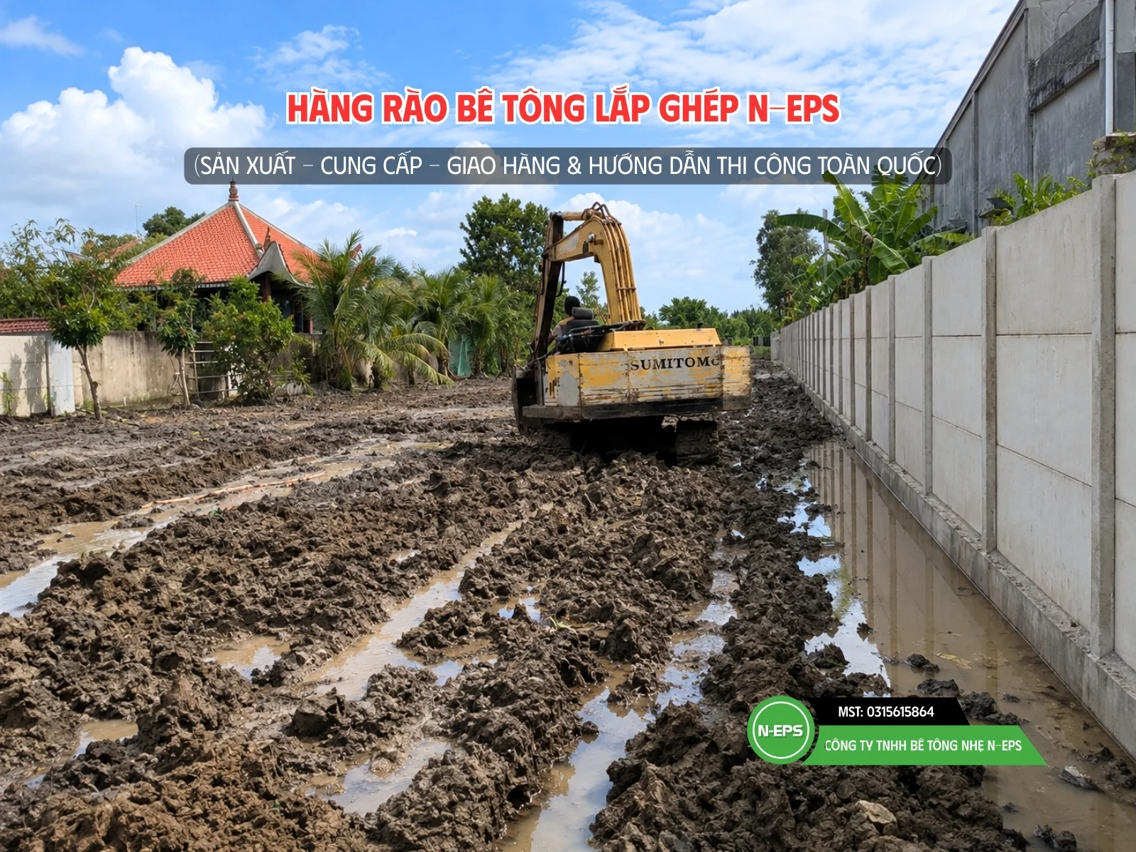 Trọng lượng nhẹ nên thi công ở nền đất sình lầy hiệu quả