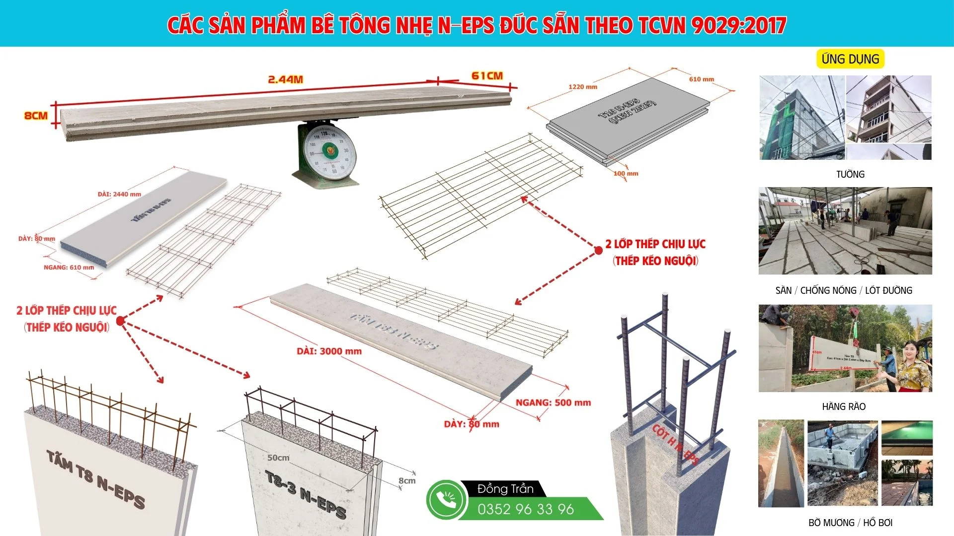 Bảng giá bê tông nhẹ