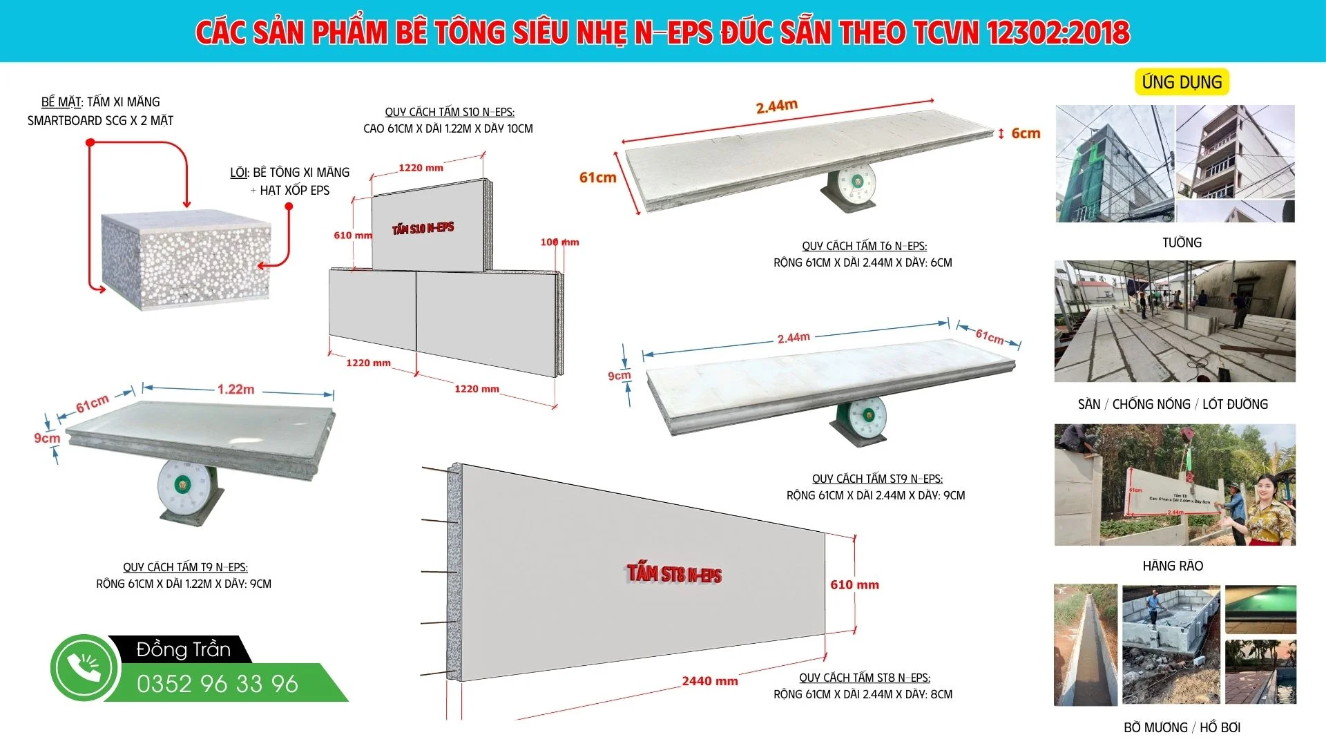 Bảng giá bê tông nhẹ