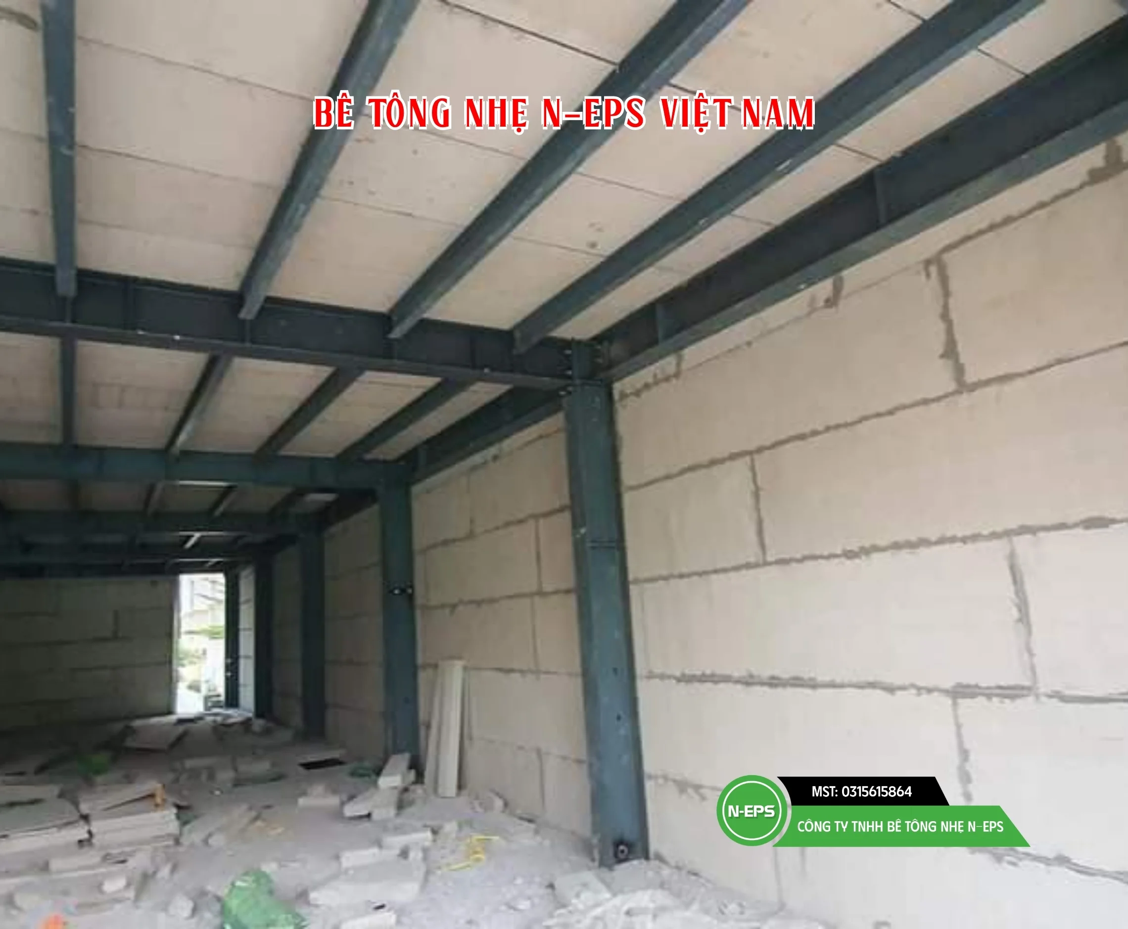 Bê tông nhẹ eps làm tường nhà