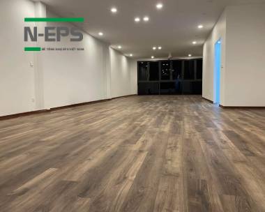 Công trình nhà 2 tầng tường bê tông nhẹ và sàn deck