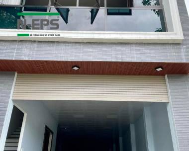 Công trình nhà 2 tầng tường bê tông nhẹ và sàn deck
