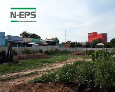 Hàng rào bê tông vân đá tổng hợp
