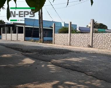 Hàng rào bê tông vân đá tổng hợp