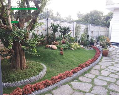 Hàng rào bê tông vân đá tổng hợp