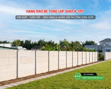 Hàng Rào Lắp Ghép Bê Tông Dài 200m Tại Long An