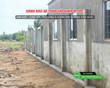 Hàng Rào Lắp Ghép Bê Tông Dài 200m Tại Long An