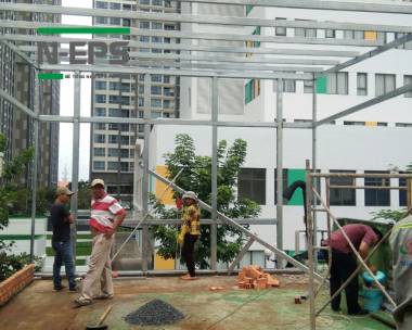 Giải pháp nâng tầng nhà cũ bằng bê tông nhẹ N-EPS