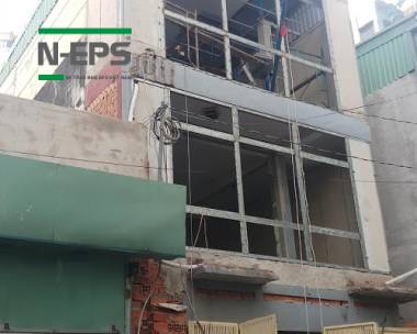 Giải pháp nâng tầng nhà cũ bằng bê tông nhẹ N-EPS