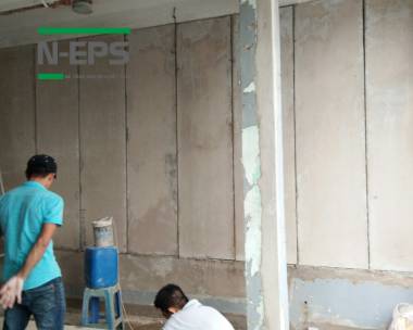 Giải pháp nâng tầng nhà cũ bằng bê tông nhẹ N-EPS