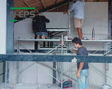 Nhà vườn lắp ghép tại Long An 