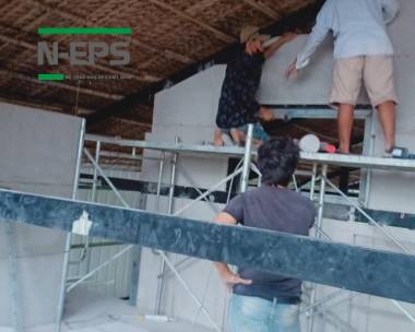 Nhà vườn lắp ghép tại Long An 