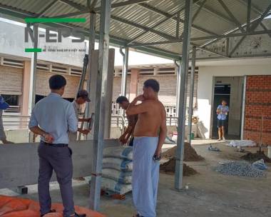 Vách tường bê tông nhẹ tại tỉnh bến tre