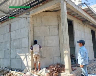Kết cấu BTCT với tấm tường, sàn bê tông nhẹ N-EPS